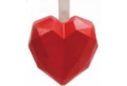 Шкатулка детская сердце Красное, металлическая, 9,7х9 см